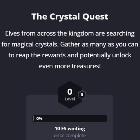 LuckyElf Tournament Crystal Quest