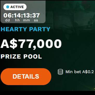 Tournament Hearty Party from LevelUp Casino