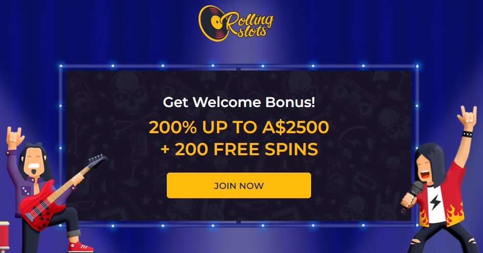 Welcome Bonus At RollingSlots Casino