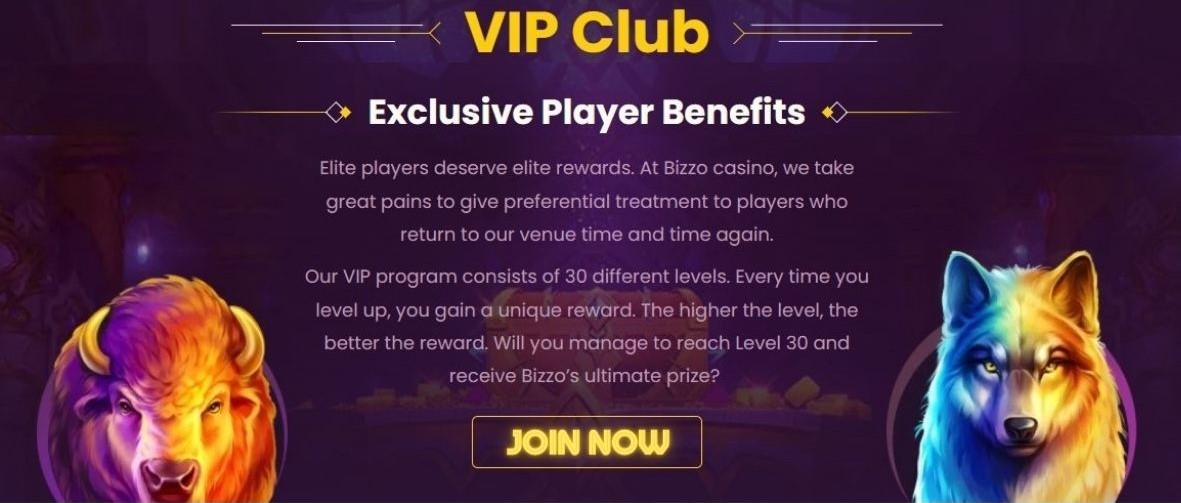 Exclusive Bizzo Online Casino VIP Bonuses